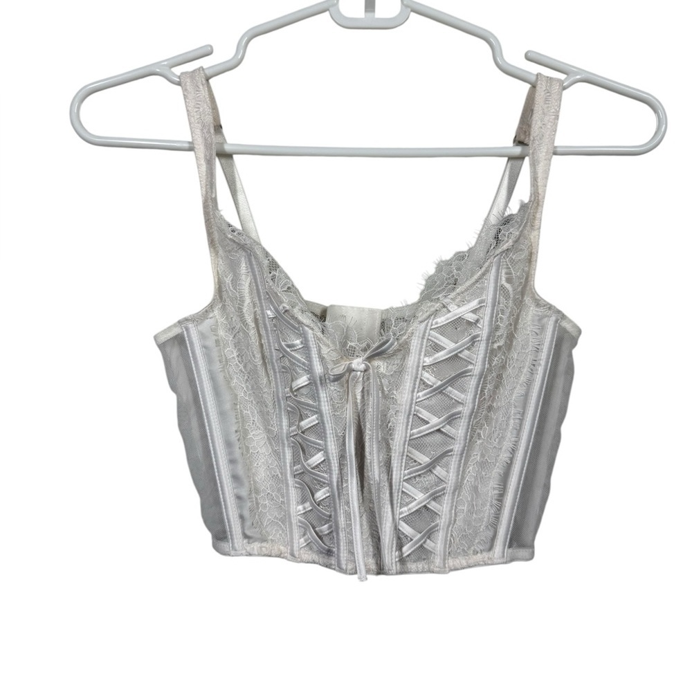 Victoria's Secret Lace Up Corset Top Size Small